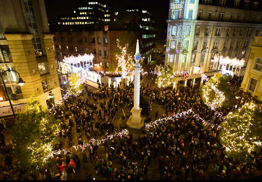 Seven Dials animal magic at Christmas lights switch-on Seven Dials-3 new