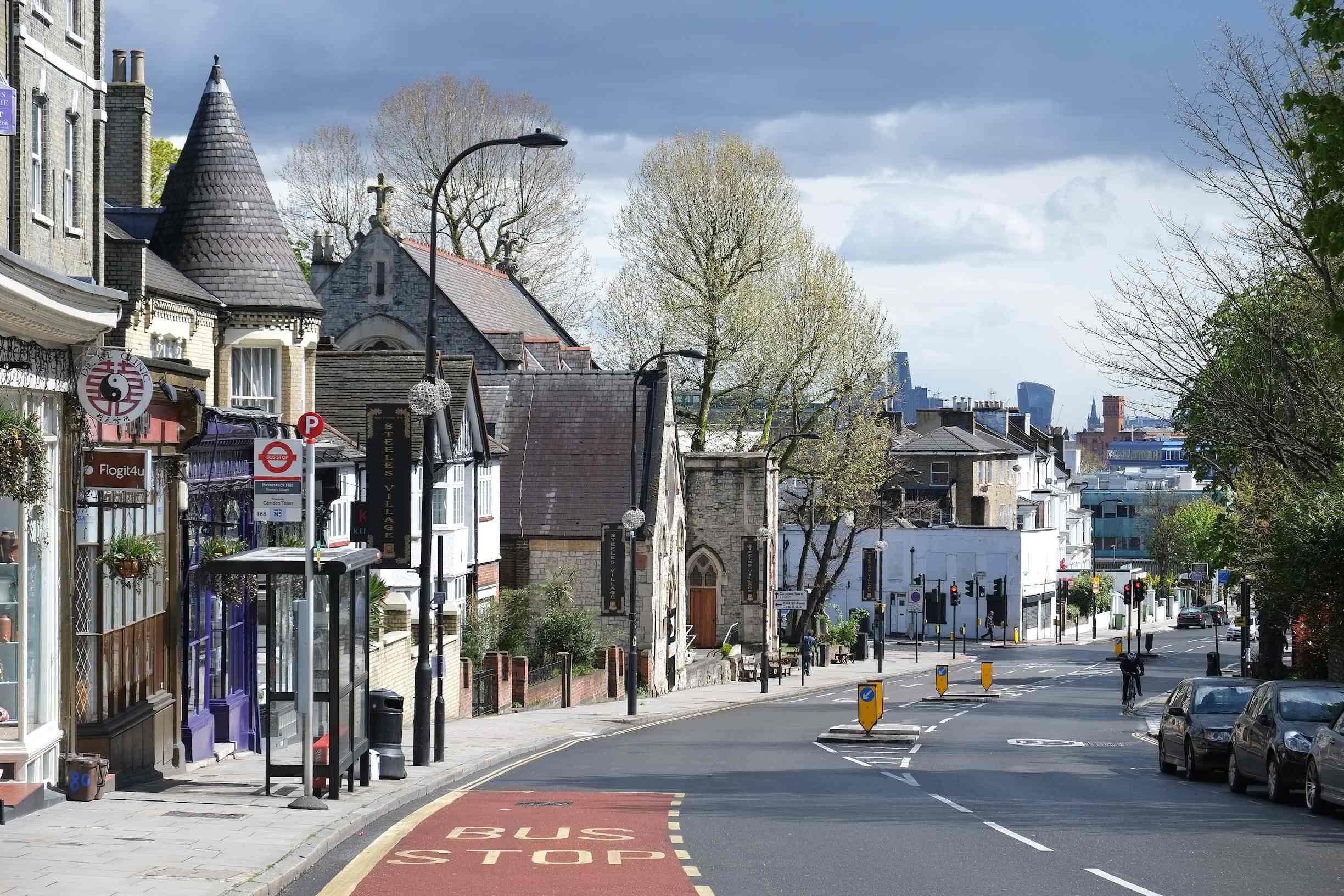 London needs new ways for people to travel safely Belsize Park-Haverstock Hill-2016