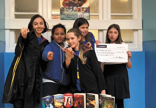 Harry Potter and the Crusade Against Cancer NBRS Harry Potter fundraiser at Thornhill Primary