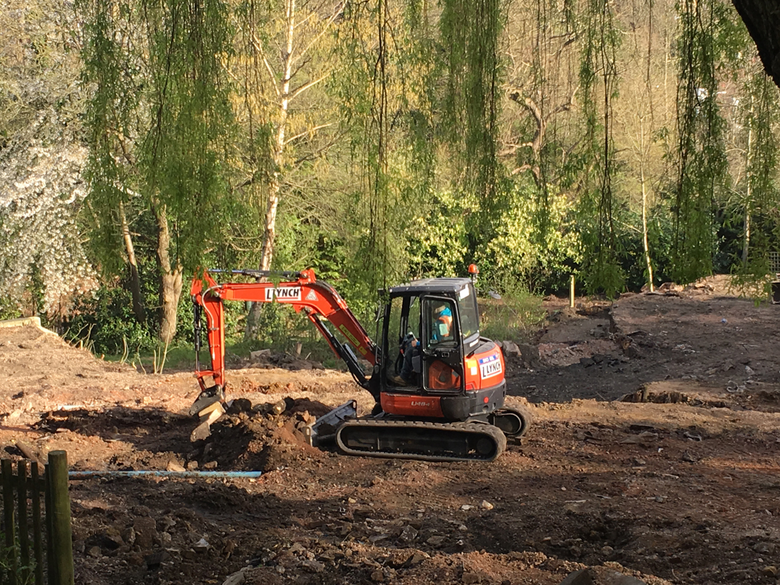 Highgate Bowl: Charity ‘highly confused’ by poetic group’s plan for garden centre site Digger at Highgate Bowl