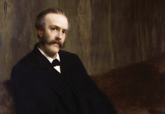Zion of the times Arthur Balfour by Sir Lawrence Alma Tadema