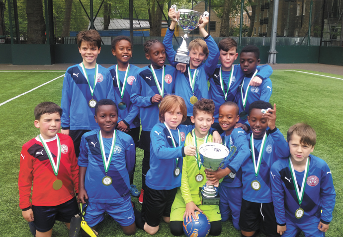Isiah sparks double glory Camden Elite Under10s