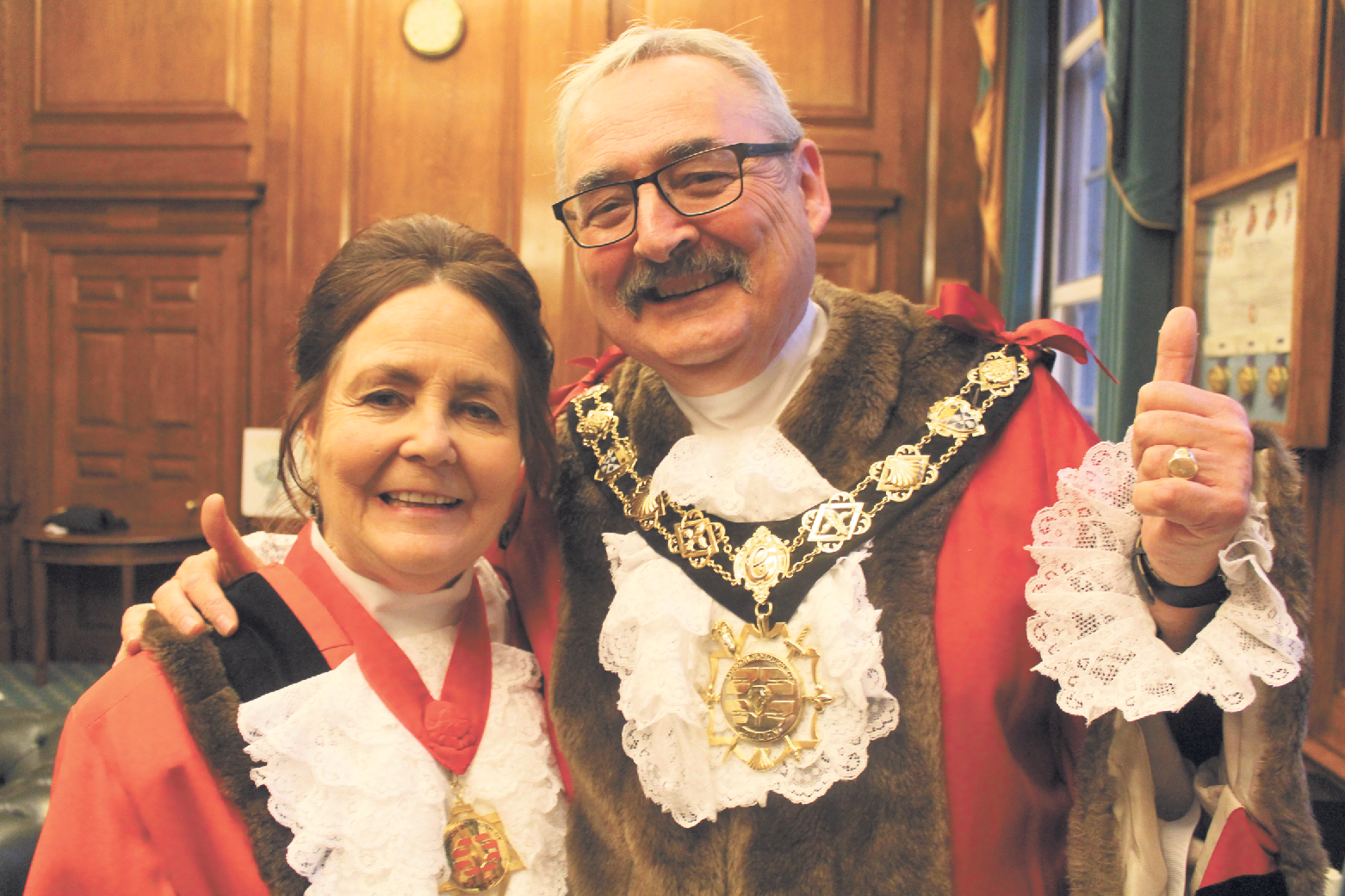 Camden has a new mayor! Richard Cotton wears the chain RichardCotton