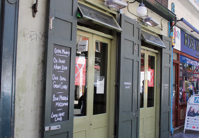 ‘Tin Pan Alley’ wedding party is hit by restaurant blaze Smoking Goat IMG_1283