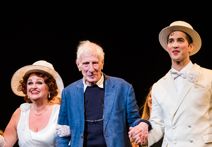 Holding up a mirror to Sir Jonathan Miller ENO-Marvellous-Miller_Susan Bullock_Jonathan Miller_David Webb_credit Tristram-Kenton2