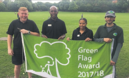 Green flag Pad Rec