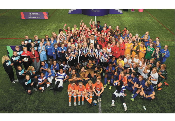 Arsenal in the Community girls reach semi-finals PL girls football