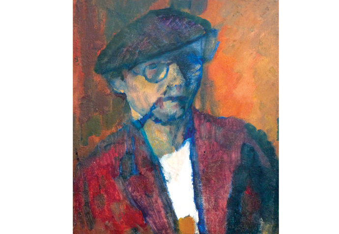 Face from the past at the British Art Fair David Bomberg Self Portrait 1937