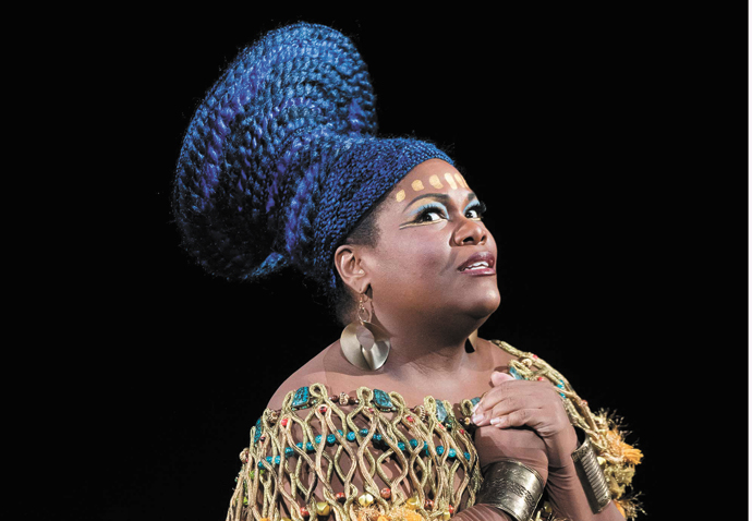 Latonia steals the show in ENO’s new production of Verdi’s Aida Aida_Latonia Moore_Photo Tristram Kenton