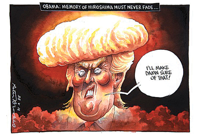 Times cartoonist Peter Brookes: ‘I show the anger that I feel’ Peter Brookes
