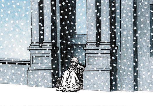 It can be so difficult to sleep… Homeless at Xmas
