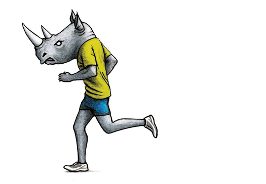 Dangerous… I don’t consider joggers as pedestrians Jogger cartoon