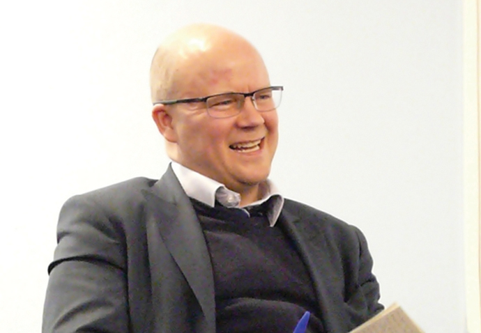 William Ellis School and the class ceiling Toby Young credit Raj Curry
