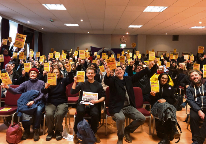 Uni lecturers in walkout over ‘axed pensions’ UCU protest