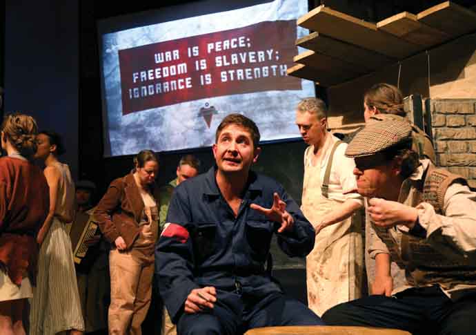 Review: 1984, at Theatro Technis 1984_Tower Theatre_Robert Piwko_5655