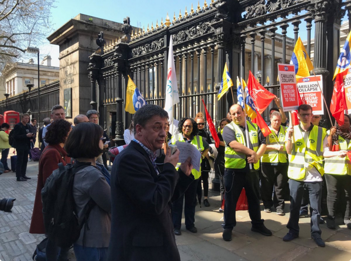 PCS protest