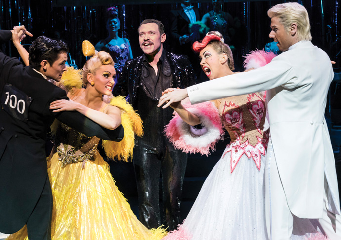 Strictly Ballroom_Jonny Labey, Lauren Stroud, Will Young, Michelle Bishop and Gary Watson_Photo by Johan Persson