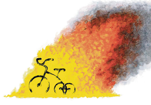 A theatre using the language of a branding consultancy is sad! Tricycle Theatre Two cartoon