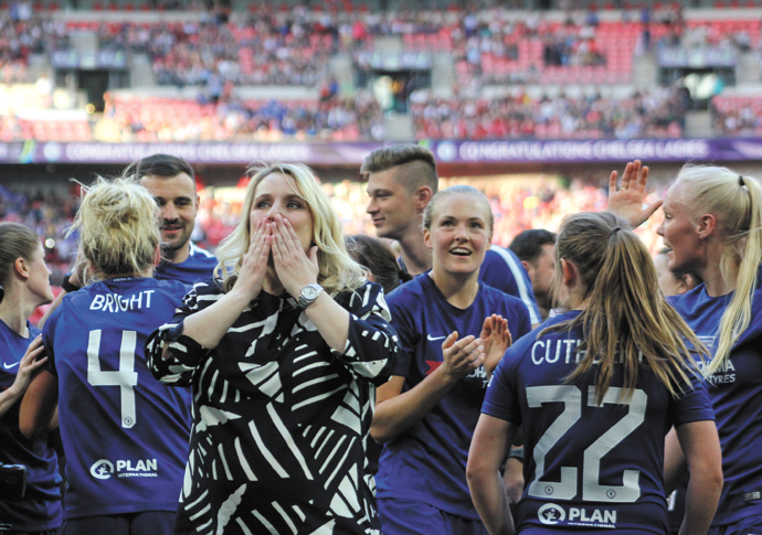 League and cup double for Hayes Emma Hayes