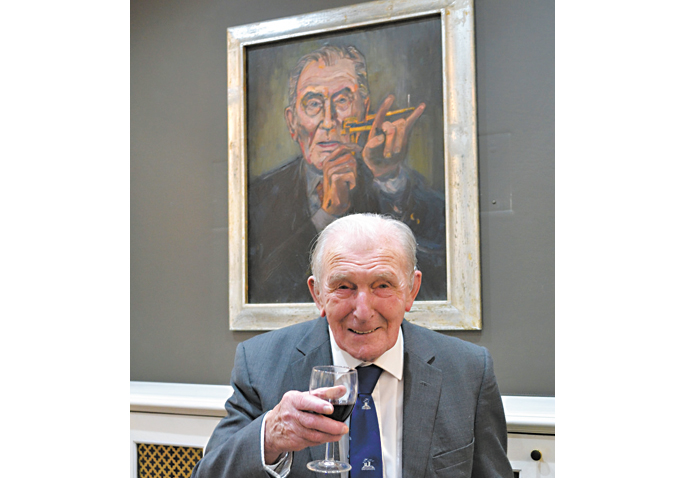 Dambuster hero Johnny is remembered on canvas Johnny Johnson