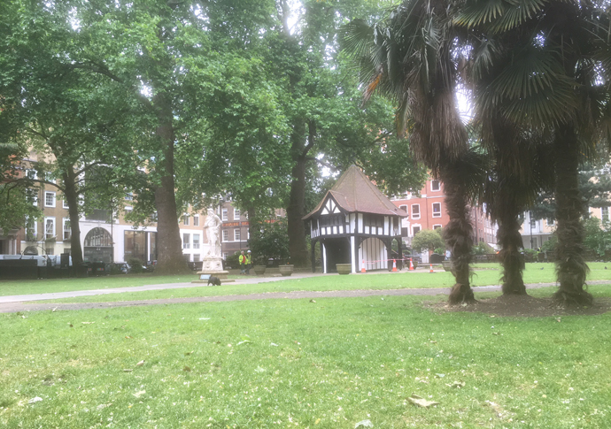 Water-pistol protest threat over ‘corporate lunch takeover’ of square Soho Square IMG_1885