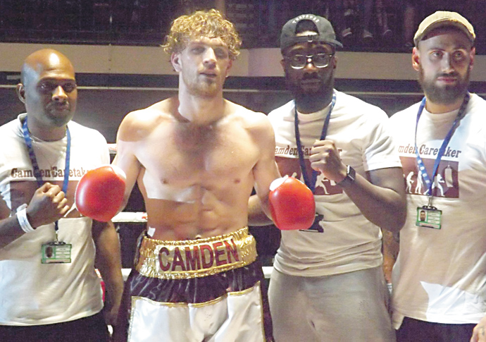 The Camden Caretaker Robbie Chapman cutout