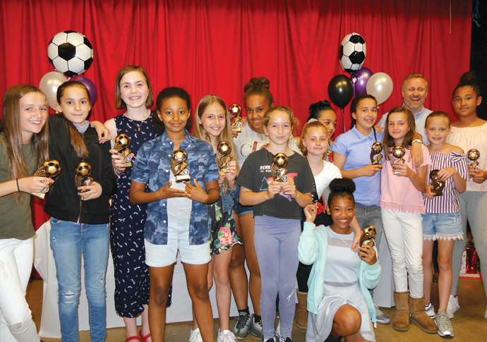A golden night for the girls Camden Youth U12s
