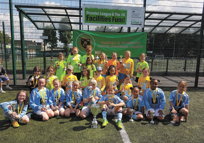 Are you ready for a replay, girls? Highbury Wolves and Tufnell Park teams