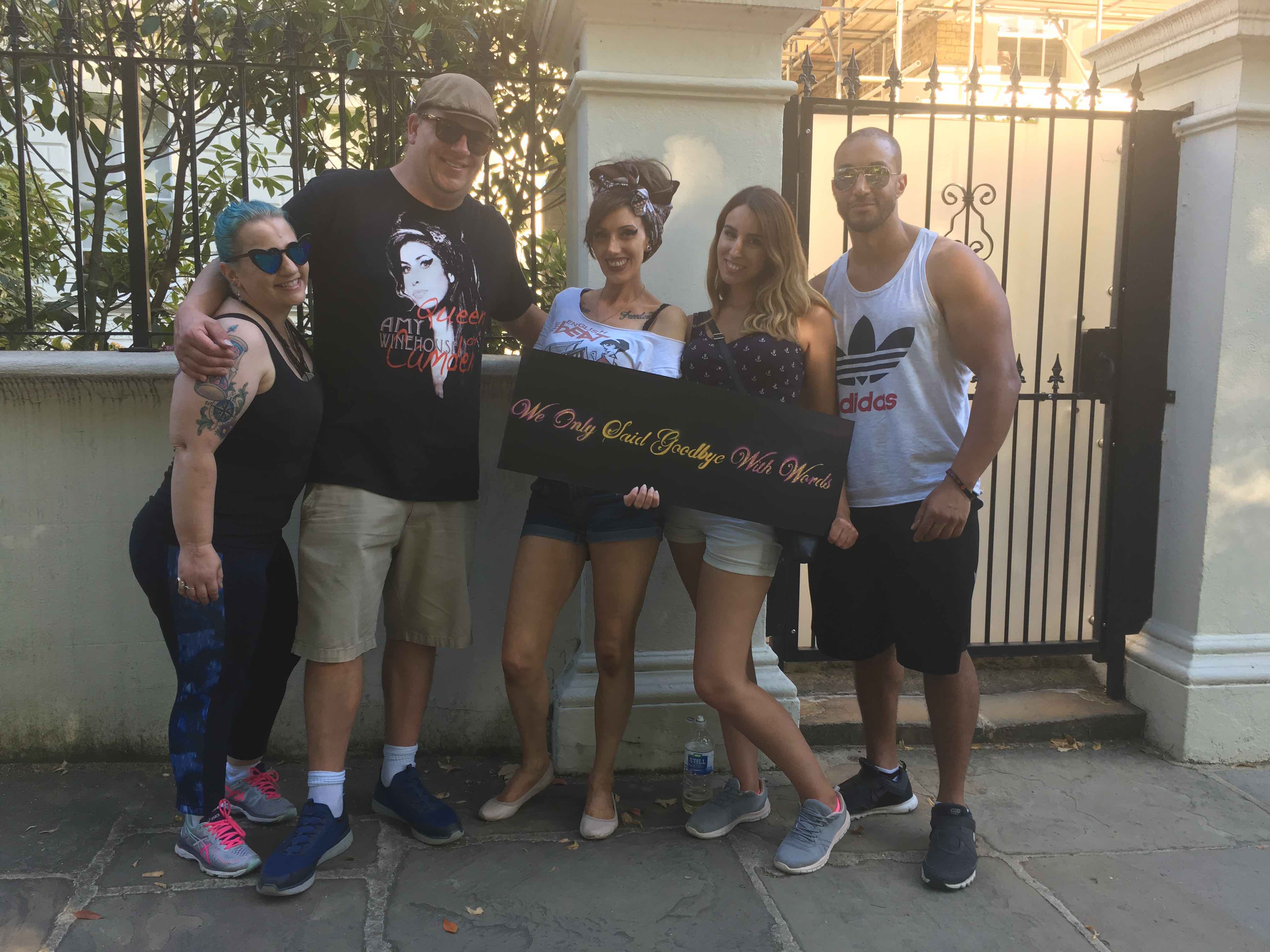 Amy Winehouse fans mark anniversary of her death outside singer’s former home Amy Winehouse Fans