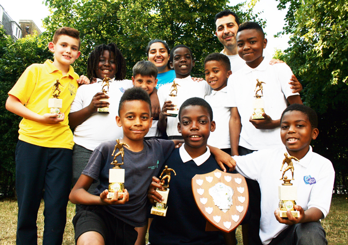 League where the players have a ball! Champions -Fairfield Play Centre new