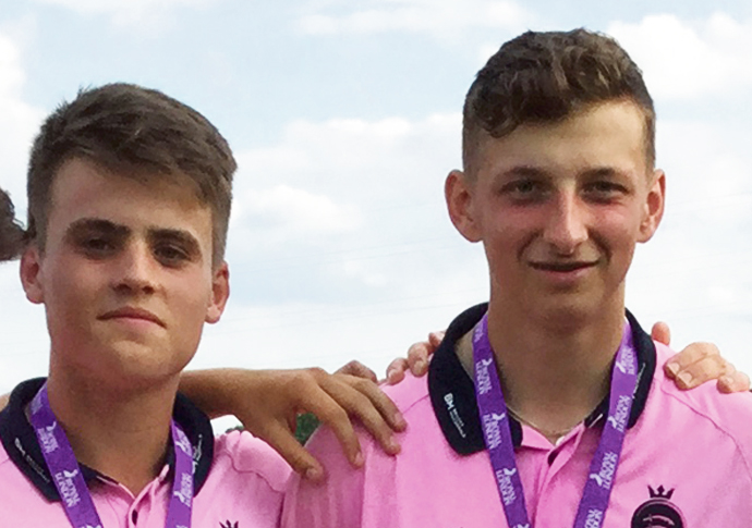 Teen pair star in North Midd’s seven-wicket win over rivals Hugh Teesdale Joe Cracknell Luke Hollman Ethan Bamber
