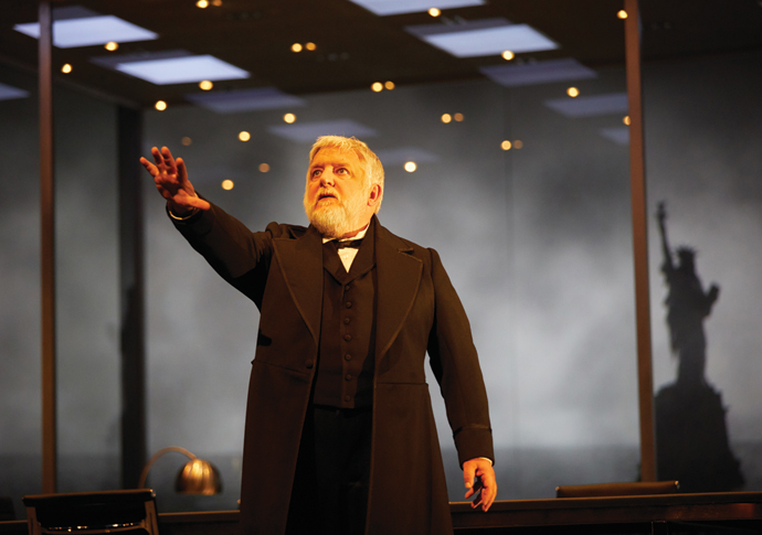 Review: The Lehman Trilogy, at Lyttelton, National Theatre Simon Russell Beale in The Lehman Trilogy at the National Theatre