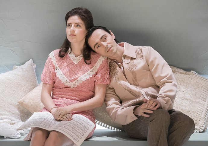 Review: Aristocrats, at Donmar Warehouse Aisling Loftus and David Dawson in Aristocrats Photo Johan Persson