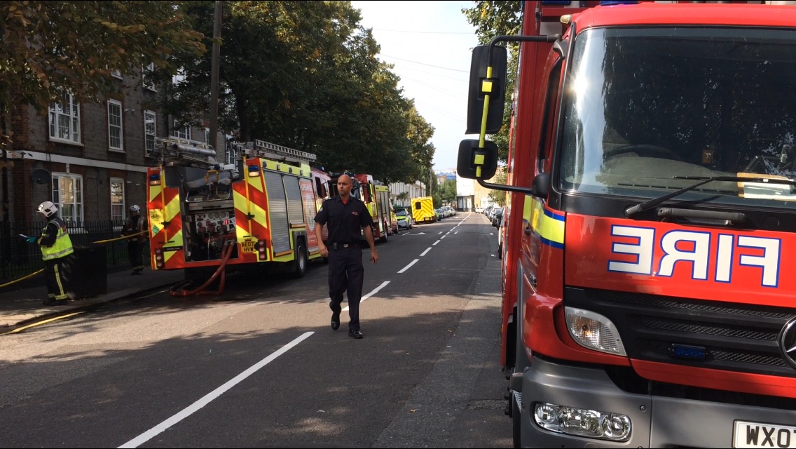 Air ambulance lands in Talacre Gardens after woman injured in fire Harmood-Street-Fire