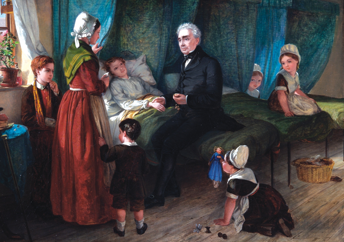 Invisible women of the Foundling Hospital Emma Brownlow The Sick Room 1864 © Coram in the care of the Foundling Museum