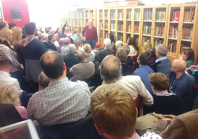 Shadow chancellor’s ‘cunning plan’ John McDonnell at Marx Memorial Library_inside