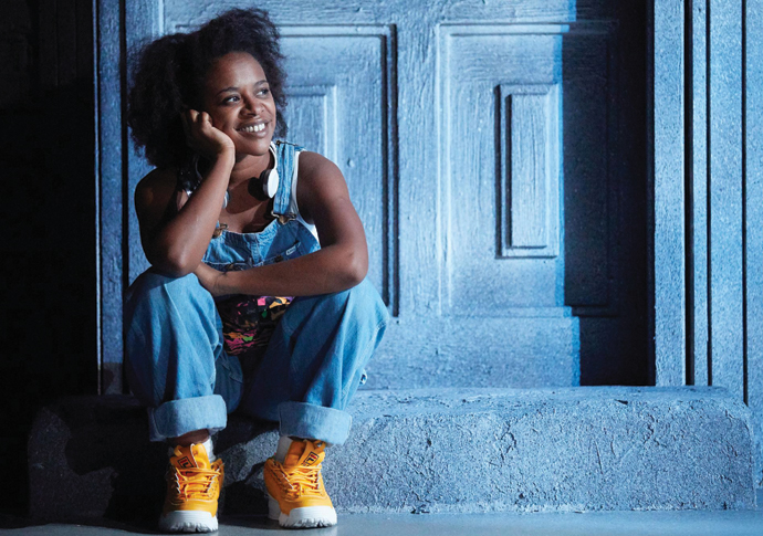 Review: White Teeth, at Kiln Theatre Ayesha Antoine in White Teeth Photo by Mark Douet