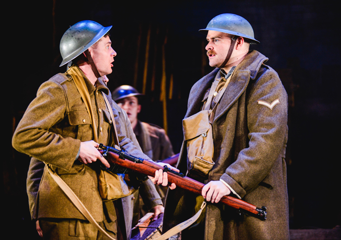 Chris Levens and Kevin Brewer in The Wipers Times. Photograpgh by Kirsten McTernan