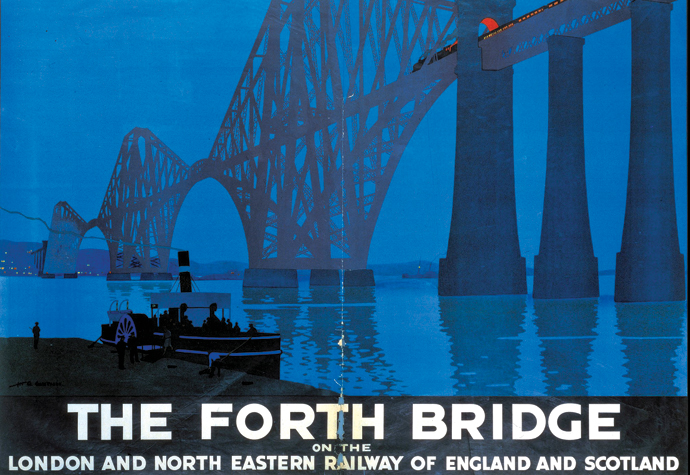 Forth Bridge Poster Science and Society Picture Library)