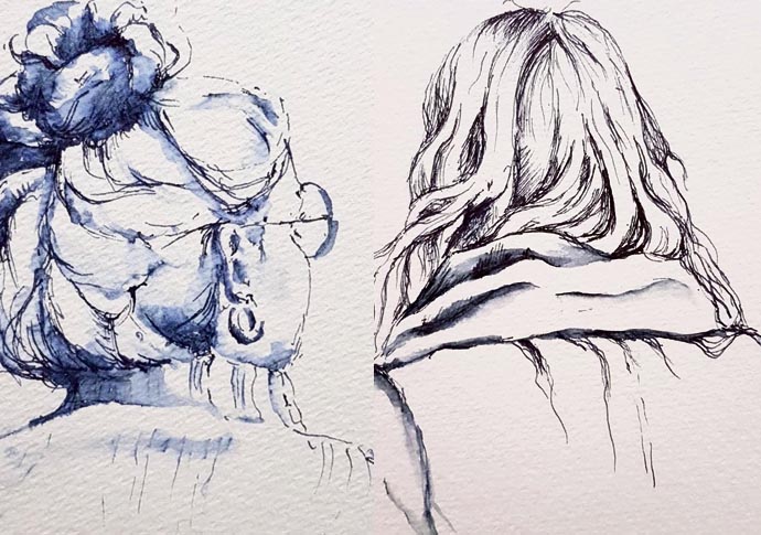Art experts dismissed by National Gallery sketch scenes from employment tribunal National Gallery sketches