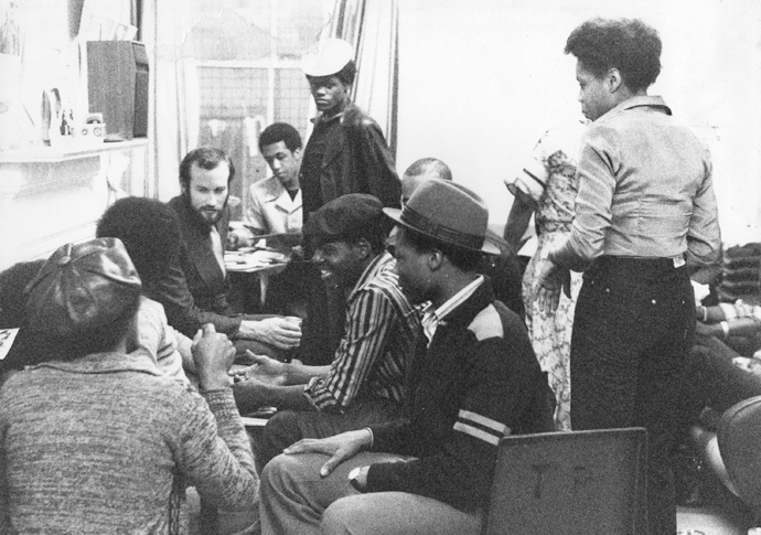 Black window Members of the Tooting Project in south London meet up in 1979 a time when two out of five black people were born in the UK.Pic A Cobbinah