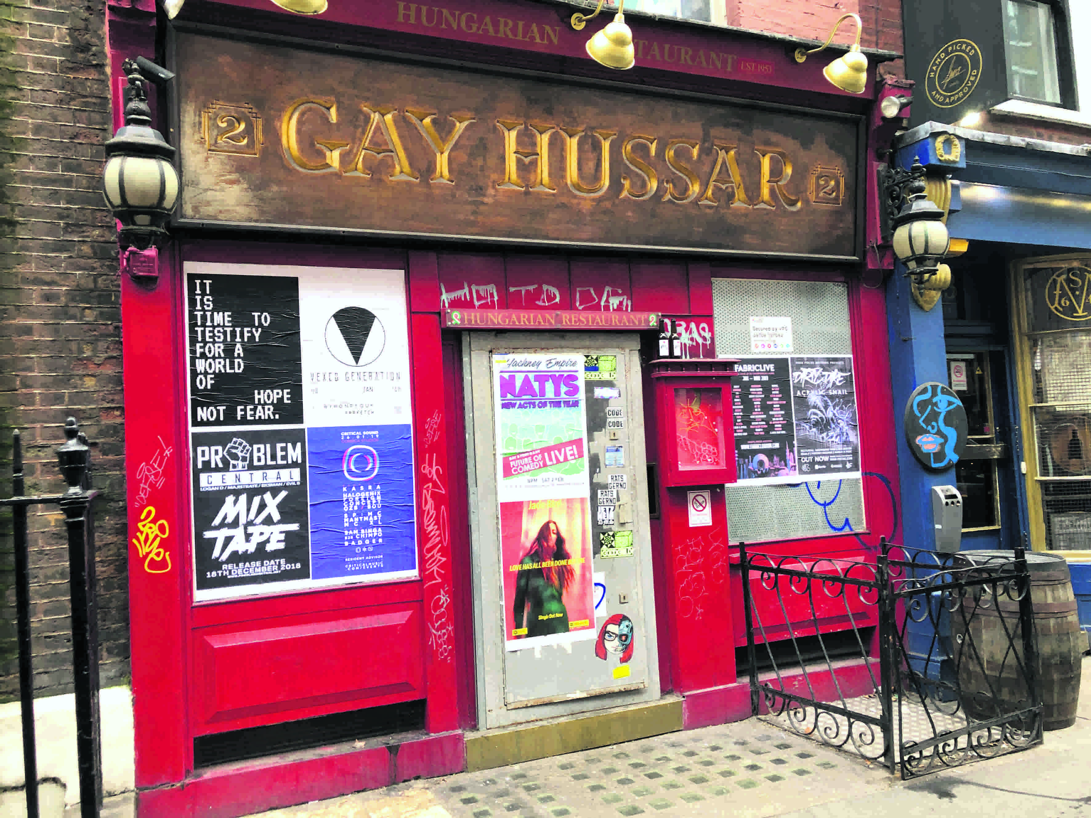 The Hungarian restaurant in Soho shut its doors last year