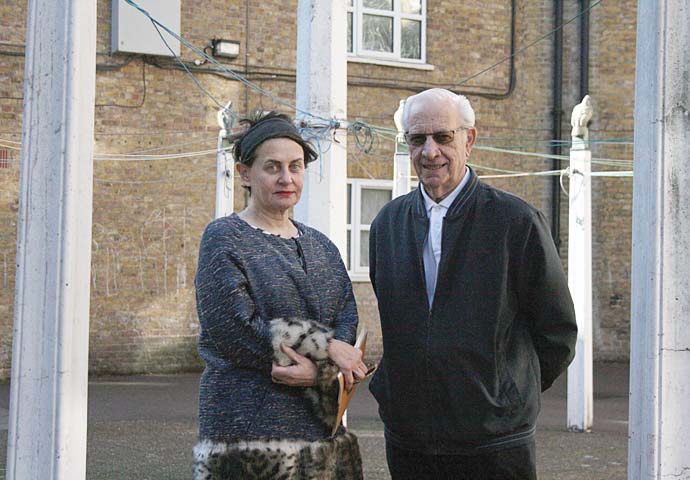 Wanton vandalism of art for the people Finials_George Sharp and Diana Foster