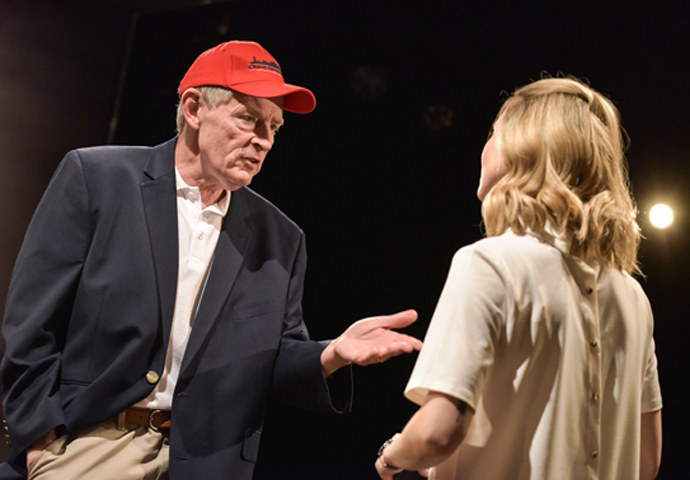 Review: Eden, at Hampstead Theatre Michael Simkins and Yolanda Kettle in Eden Photo credit Robert Day