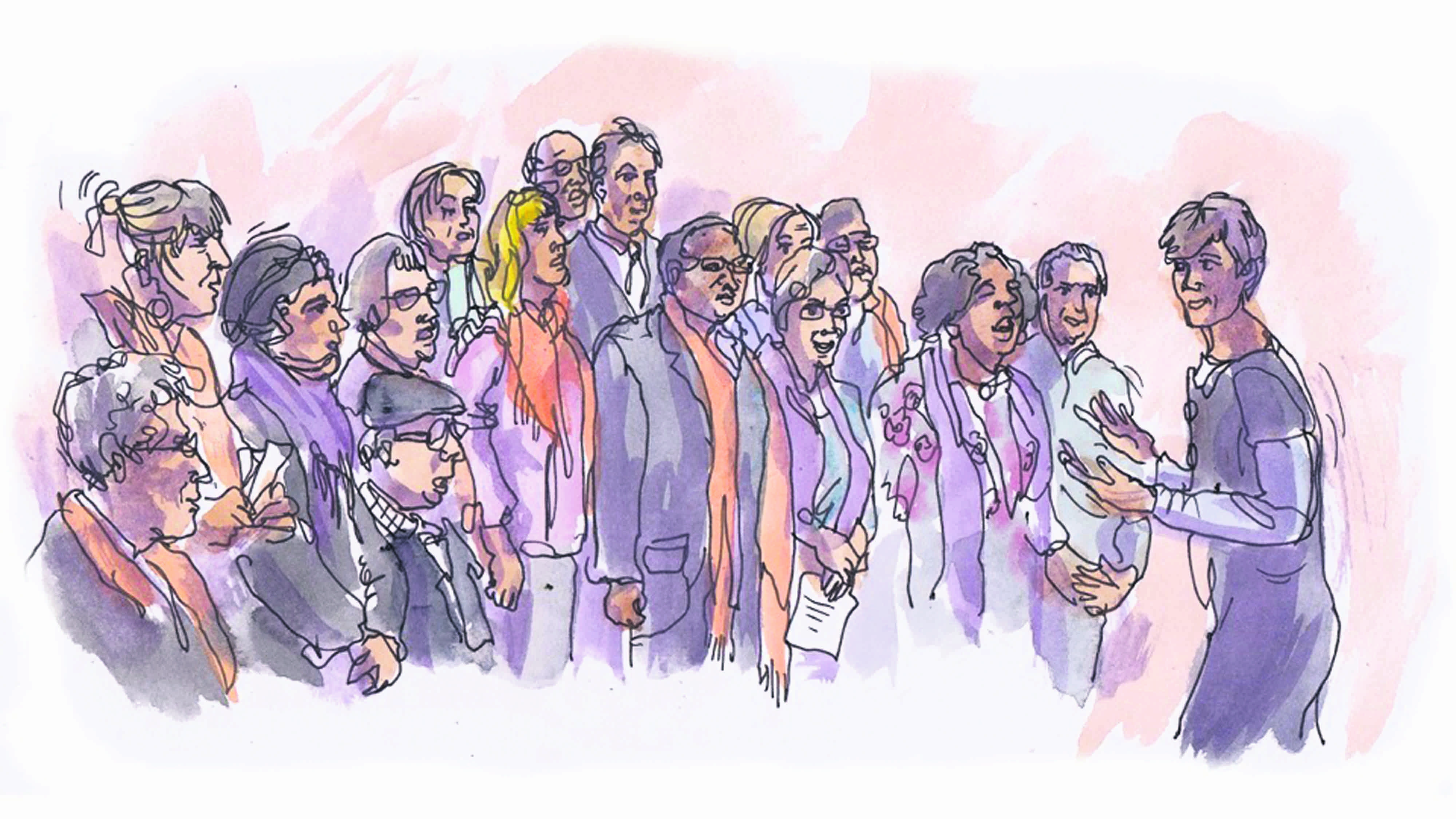 A healthy world premiere… 07-choir