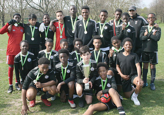 Gunners legend Pires sees youth league hotshots Eastside United Under13s-LeagueWinners