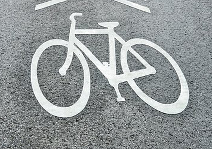 Cyclists, please think of others when using lights bike-sign-cycle-lane