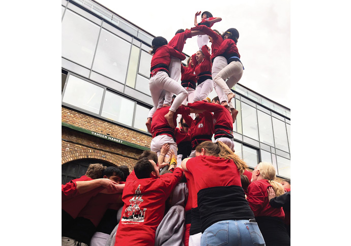 Castells of towering human achievement Castellers