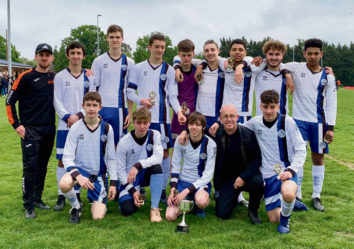 Comeback kid’s hat-trick lights up end of an era Hampstead FC-U16s