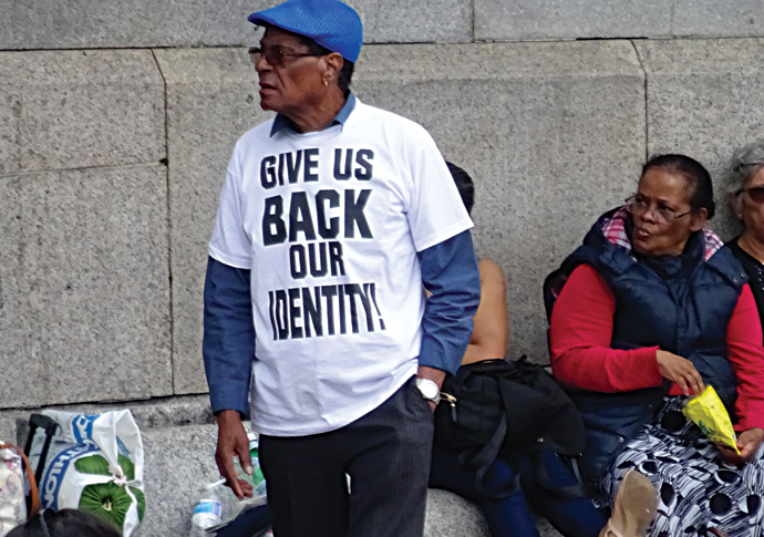 Crunch time for Philippe’s island case London July 20 2018 Chagos Islands Protest Trafalgar Square_David Holt